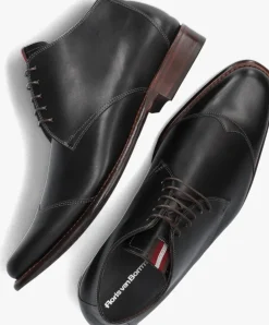 zwarte floris van bommel nette schoenen sfm-50007