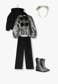 zwarte frankie & liberty pantalon poppy pant