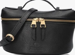 zwarte fred de la bretoniere handtas lori handbag leather