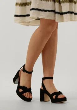 zwarte fred de la bretoniere sandalen 163010180