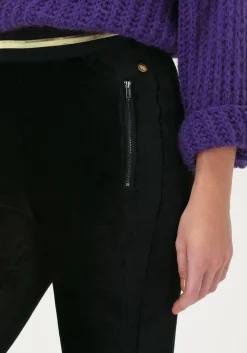 zwarte freebird flared broek lourdes pants