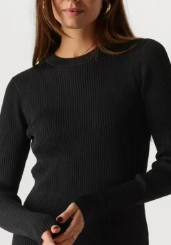 zwarte freebird midi jurk britney crew