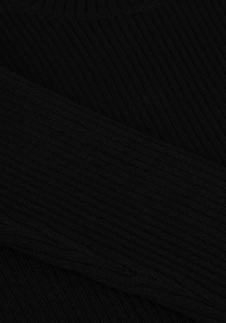 zwarte freebird midi jurk britney crew