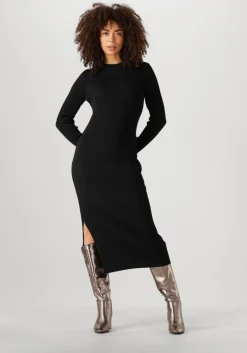 zwarte freebird midi jurk britney crew