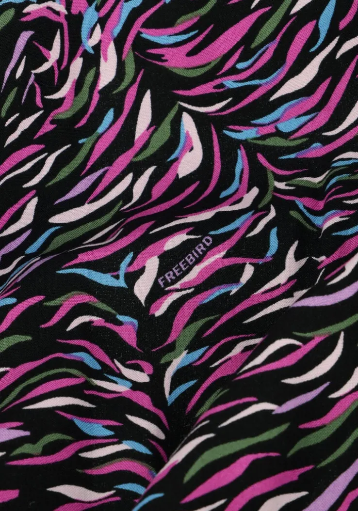 zwarte freebird mini jurk rowenda