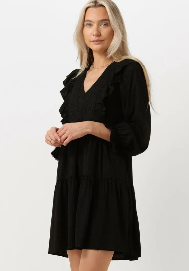 zwarte freebird mini jurk misty