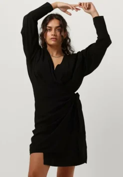 zwarte freebird mini jurk wv-drape-2-pes-23-3