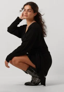 zwarte freebird mini jurk wv-drape-2-pes-23-3