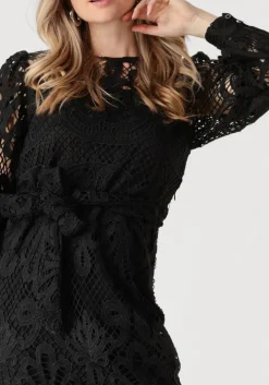 zwarte freebird mini jurk djenna dress