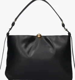zwarte furla schoudertas sfera soft l shoulder bag