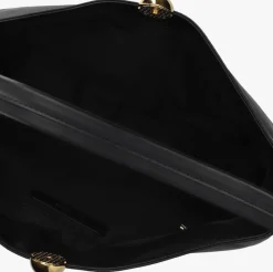 zwarte furla schoudertas sfera soft l shoulder bag