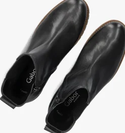 zwarte gabor chelsea boots 721