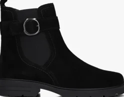 zwarte gabor enkellaarsjes 653.1