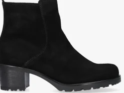 zwarte gabor enkellaarsjes 800.1