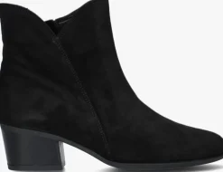 zwarte gabor enkellaarsjes 680.2