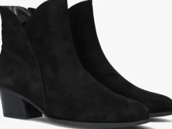 zwarte gabor enkellaarsjes 680.2