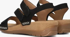 zwarte gabor sandalen 734.1