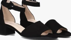 zwarte gabor sandalen met hak 902