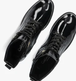 zwarte gabor veterboots 765.1
