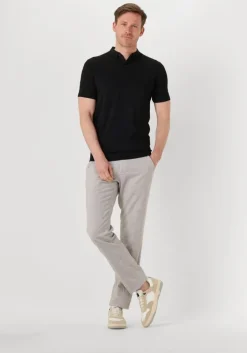 zwarte genti polo polo button ss k2046-1260