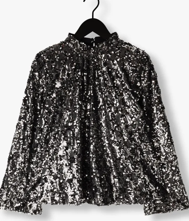 zwarte gestuz blouses salinagz blouse