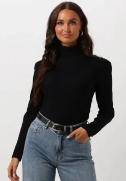 zwarte gestuz coltrui drewgz rollneck puff
