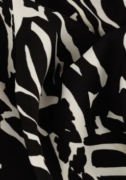 zwarte gestuz midi jurk brayagz p midi dress