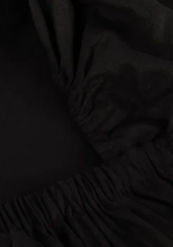 zwarte gestuz mini jurk elarahgz linen short dress