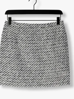 zwarte gestuz minirok amilinagz mw skirt