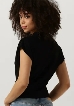 zwarte gestuz top rifagz tee