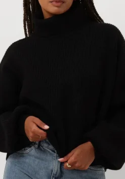 zwarte gestuz trui mebagz short pullover