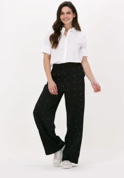 zwarte gestuz wijde broek hannie hw pants