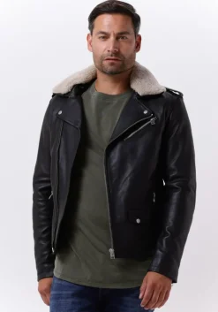 zwarte goosecraft leren jas gallery544