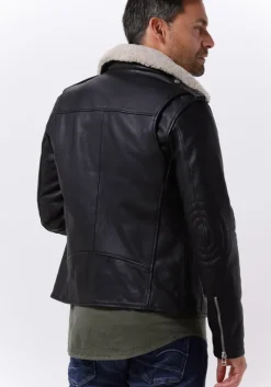 zwarte goosecraft leren jas gallery544