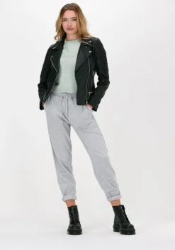 zwarte goosecraft leren jas biker116