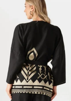 zwarte greek archaic kori blouses 260184