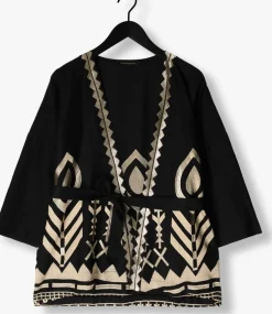 zwarte greek archaic kori blouses 260184