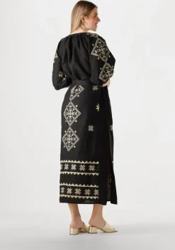 zwarte greek archaic kori maxi jurk 230652