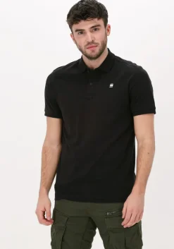 zwarte g-star raw polo dunda slim polo s/s
