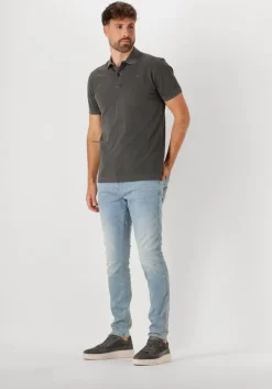 zwarte g-star raw polo dunda overdyed slim polo ss