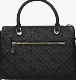 zwarte guess handtas adelasia multi comp satchel