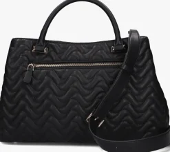 zwarte guess handtas melisandra lrg tri comp stchl