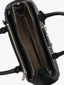 zwarte guess handtas nastra society satchel