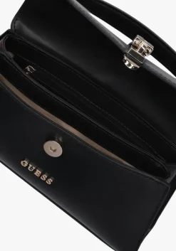 zwarte guess handtas queensland top handle flap
