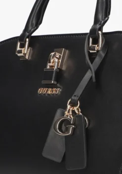 zwarte guess handtas queensland luxury satchel