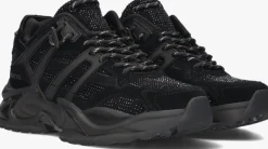 zwarte guess lage sneakers belluna