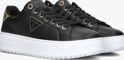 zwarte guess lage sneakers denesa