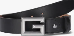 zwarte guess riem not revers & adjustable belt