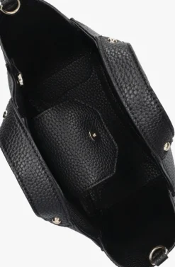 zwarte guess schoudertas helina mini tote