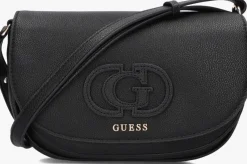 zwarte guess schoudertas calebra convertible xbody flap